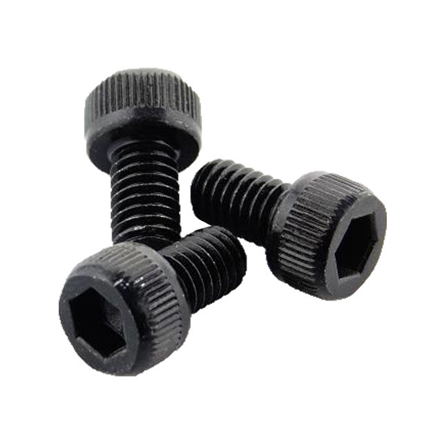 Stainless steel round head hex socket head screw thread allen bolt 1/2 inch black allen cap screw