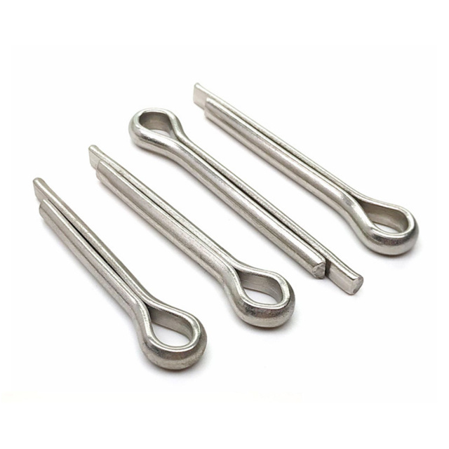 Fasteners carbon steel Split pins holes and wire holes zinc coating Bike Car Cotter Pins