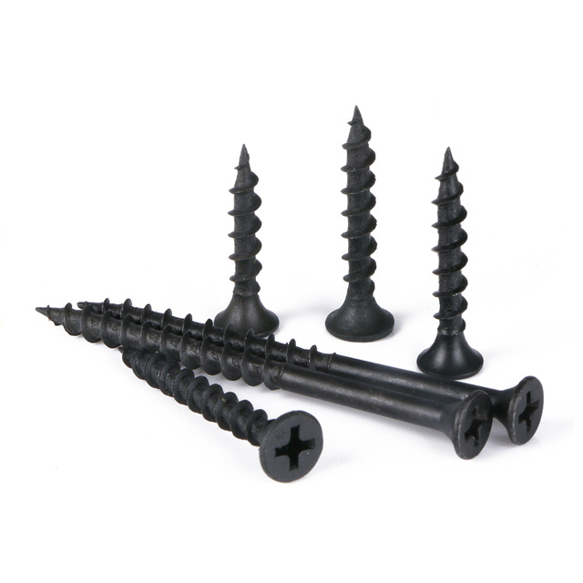 Factory wholesale price black drywall screws for wood drywall self tapping screw 3.5x25