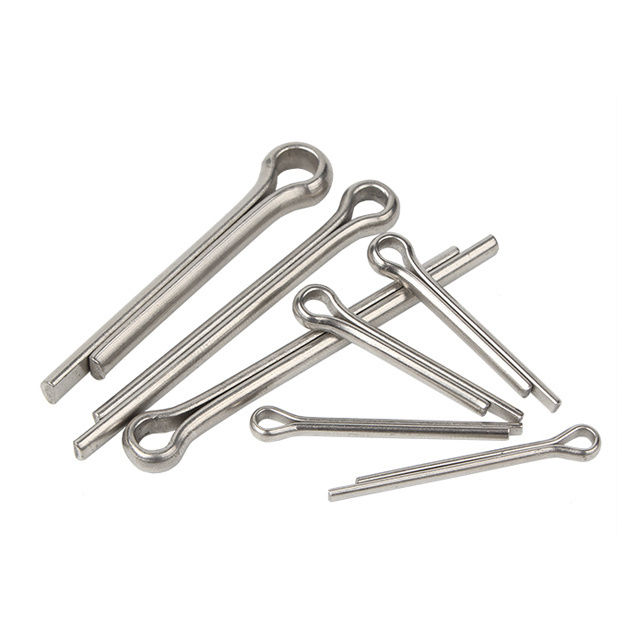 Fasteners carbon steel Split pins holes and wire holes zinc coating Bike Car Cotter Pins