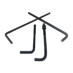 Jiangsu Jinrui Right Angle Bend Hook Bolts, Foundation Bolts ,L shape anchor bolt