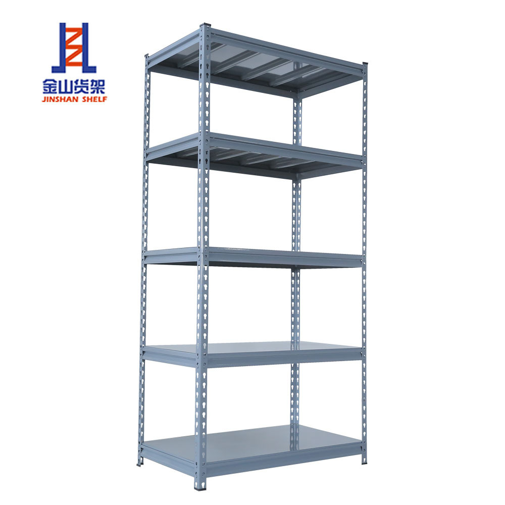 914 mm upright post 5 Layers Storage Shelf Rack Easy Install  Powder Coated  With MDF or Metal Panels