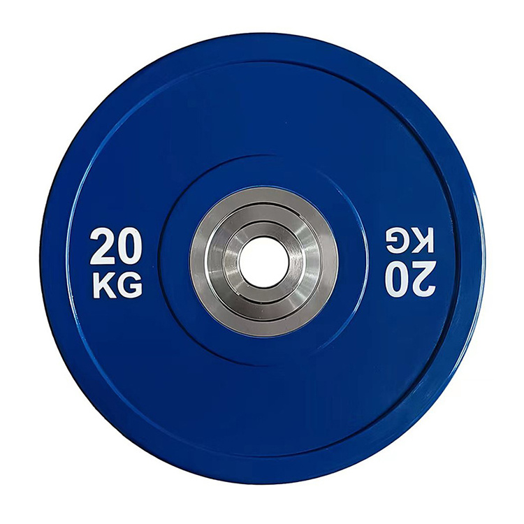 Wholesale Gym Equipment Strength Training Free Weights Black Rubber Plates Gym Weight Lifting