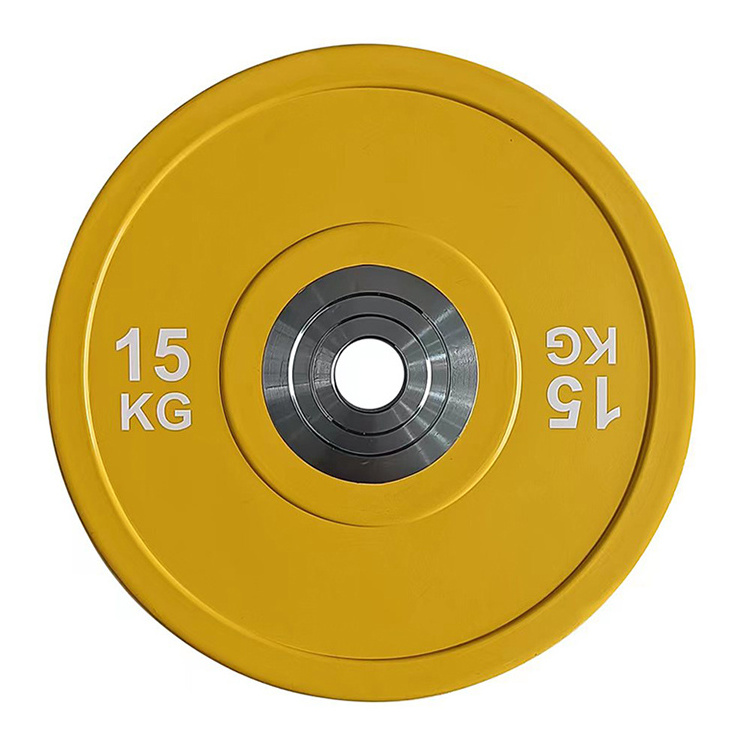 Wholesale Gym Equipment Strength Training Free Weights Black Rubber Plates Gym Weight Lifting