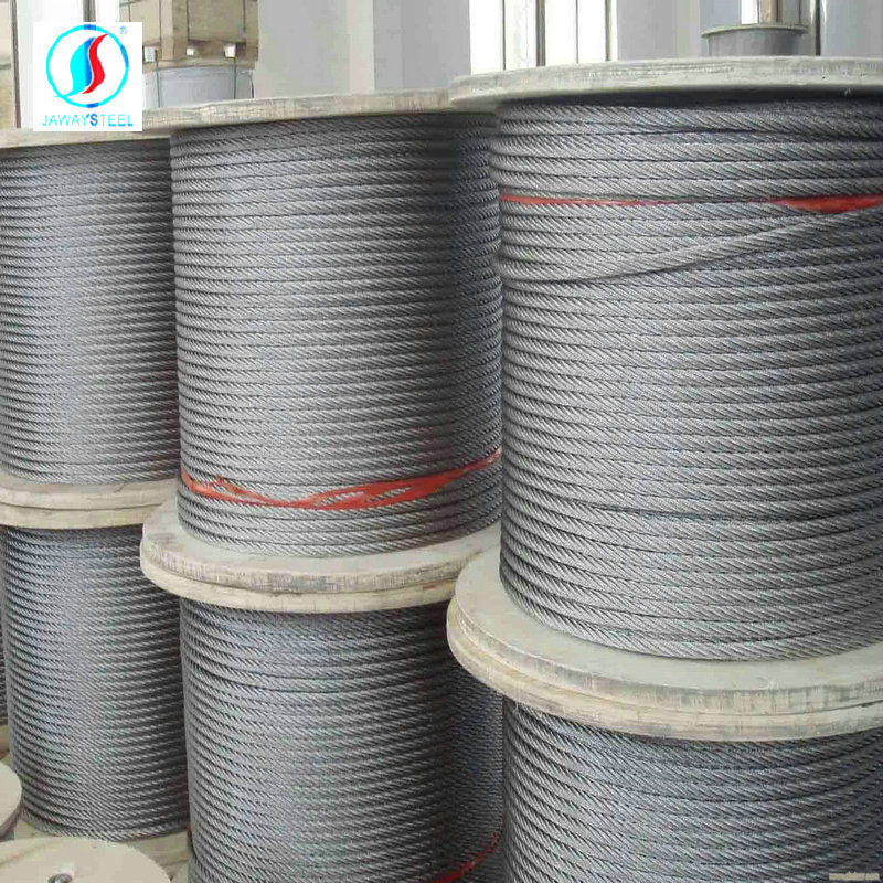 7x19 Wire Rope with Eyrlets(dia:0.6mm,0.8mm,10mm,2mm,4mm,8mm,12mm,16mm,20mm) Flexible Stainless Steel Stainless Steel 304 Price