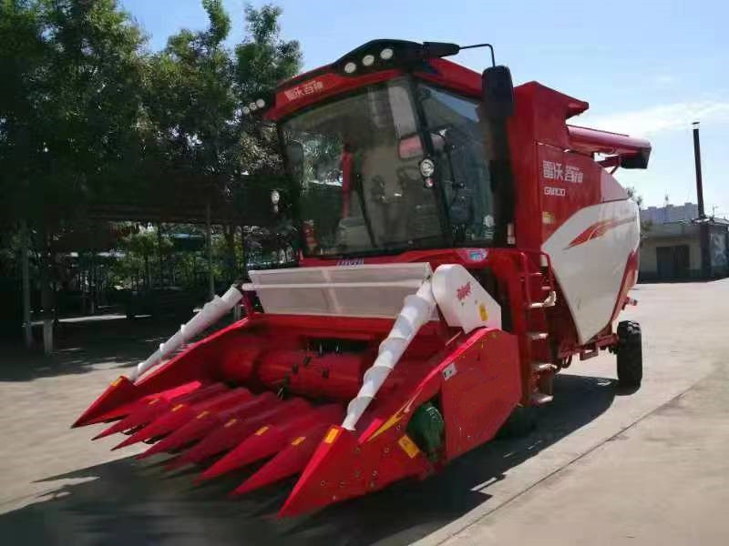 Agricultural Machinery Mini Corn Stalk Harvesting Maize Picker Combine Harvester  header oil anemone harvester