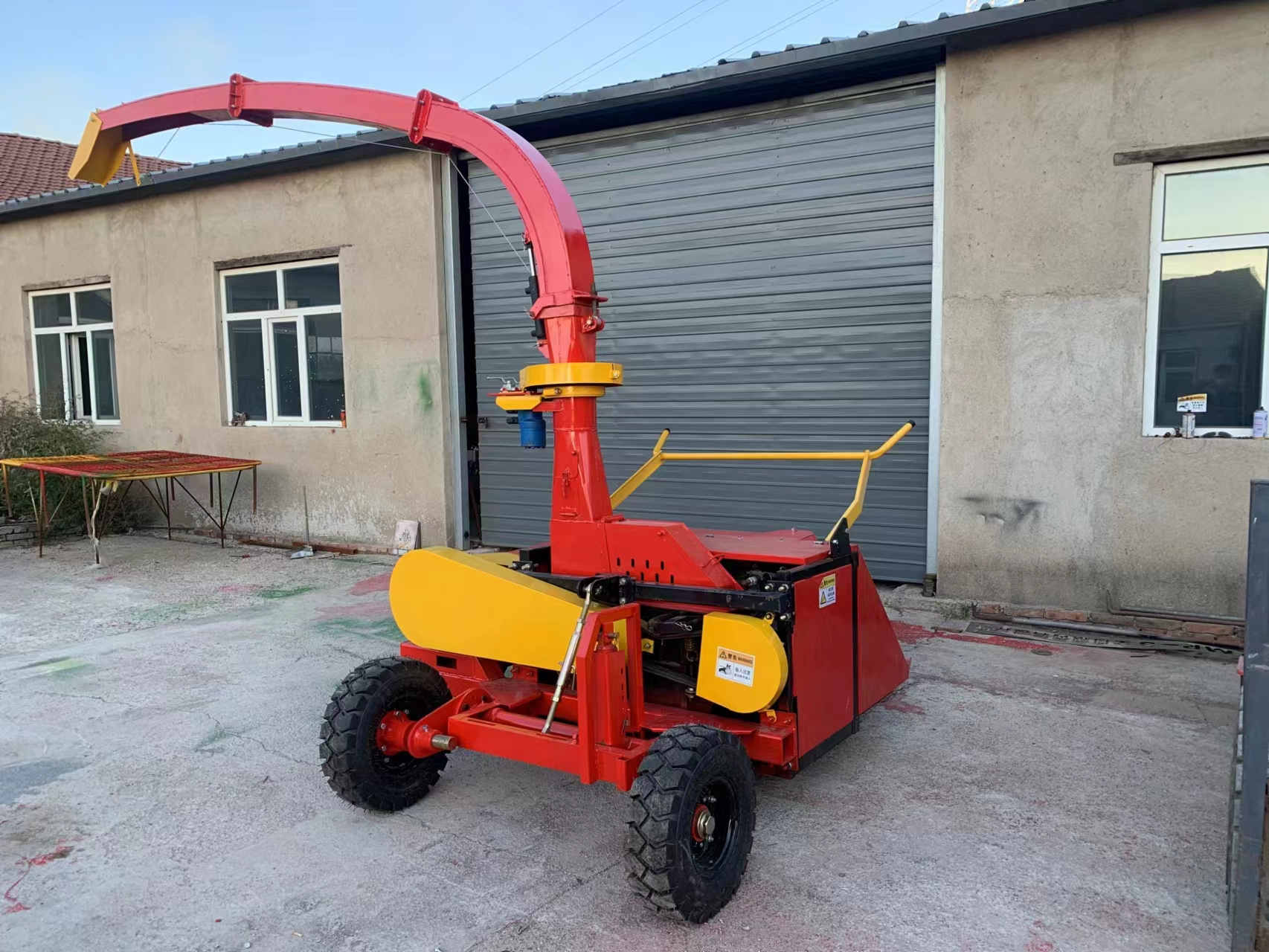 tractor mounted mini forage single  row two row corn silage harvester machine