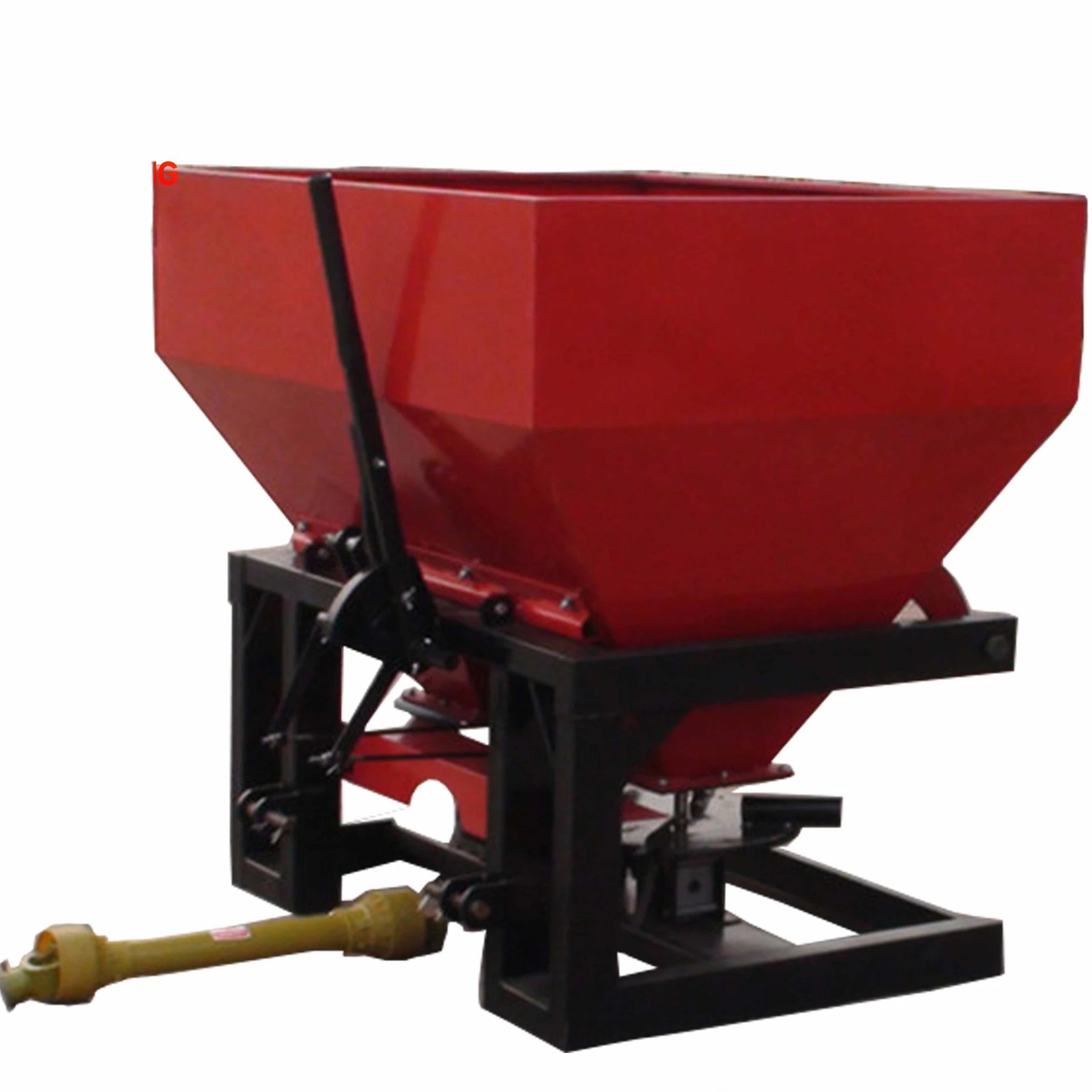 PTO shaft stainless steel fertilizer spreader 400 to 1500 KG made in China