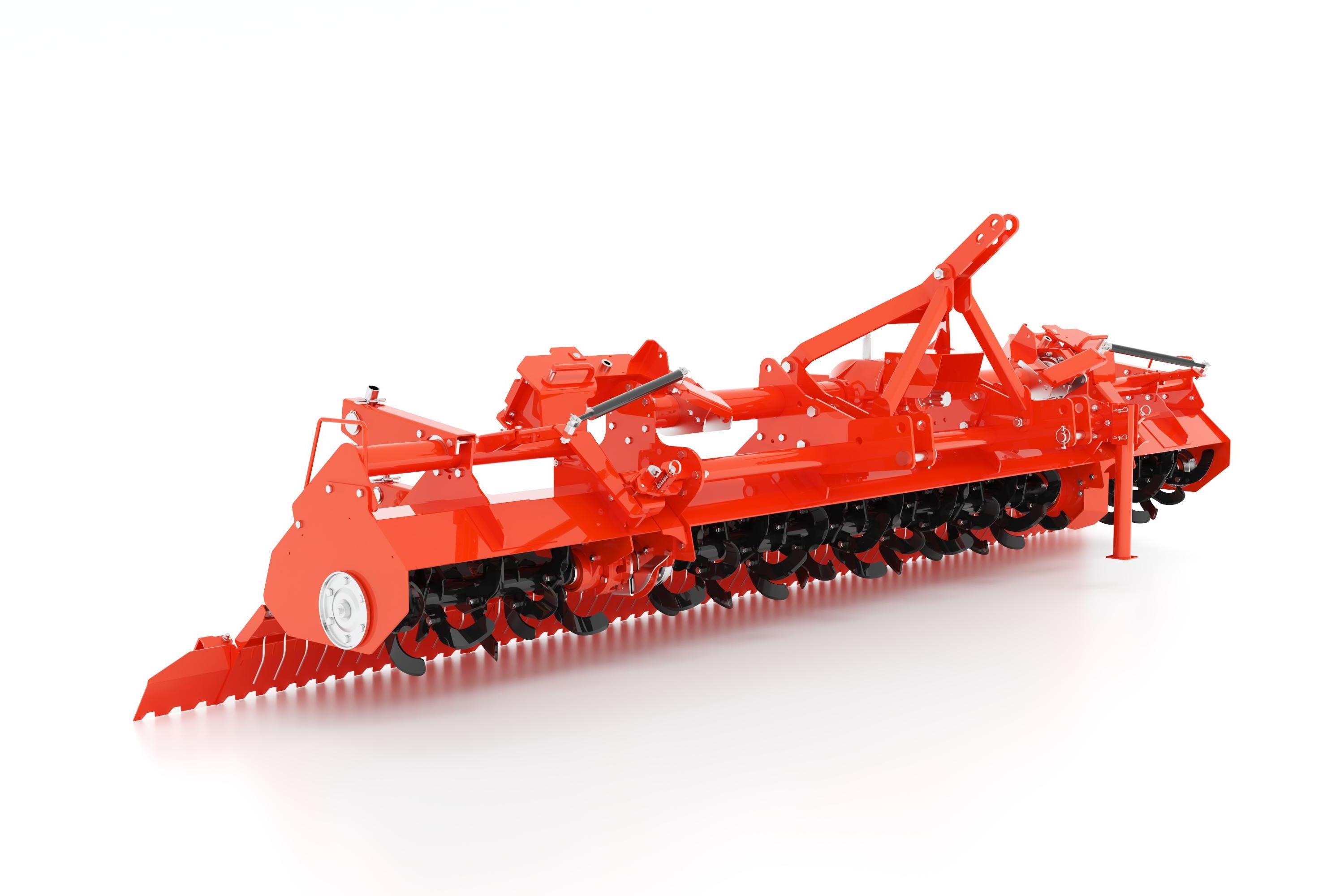 Equipment Required in Land Preparation for Rice Cultivation in India  folding paddy field stubble tillage machine