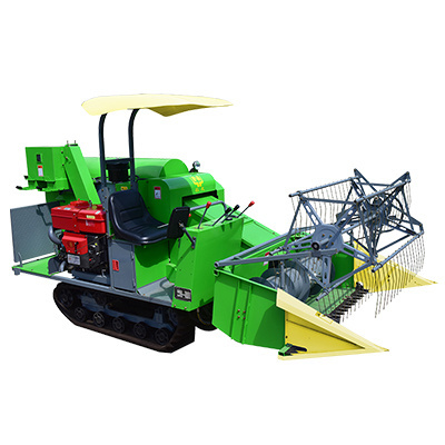 Small crawler rice harvester, mini soybean harvester mini combine harvester in sri lanka