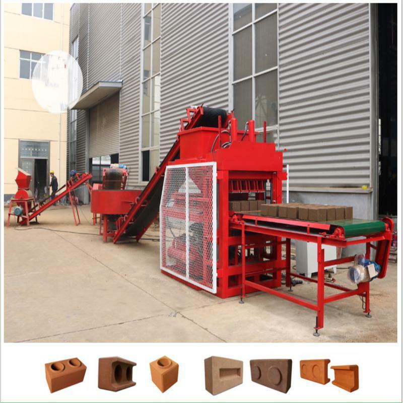 HY2-10  brick Hydraulic automatic clay brick making machine Clay interlocking brick machine