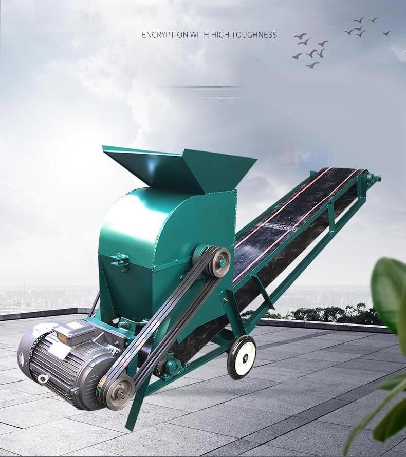 Construction rubbish nutrient soil grinding mill Small Mobile pulverized soil stone grinder