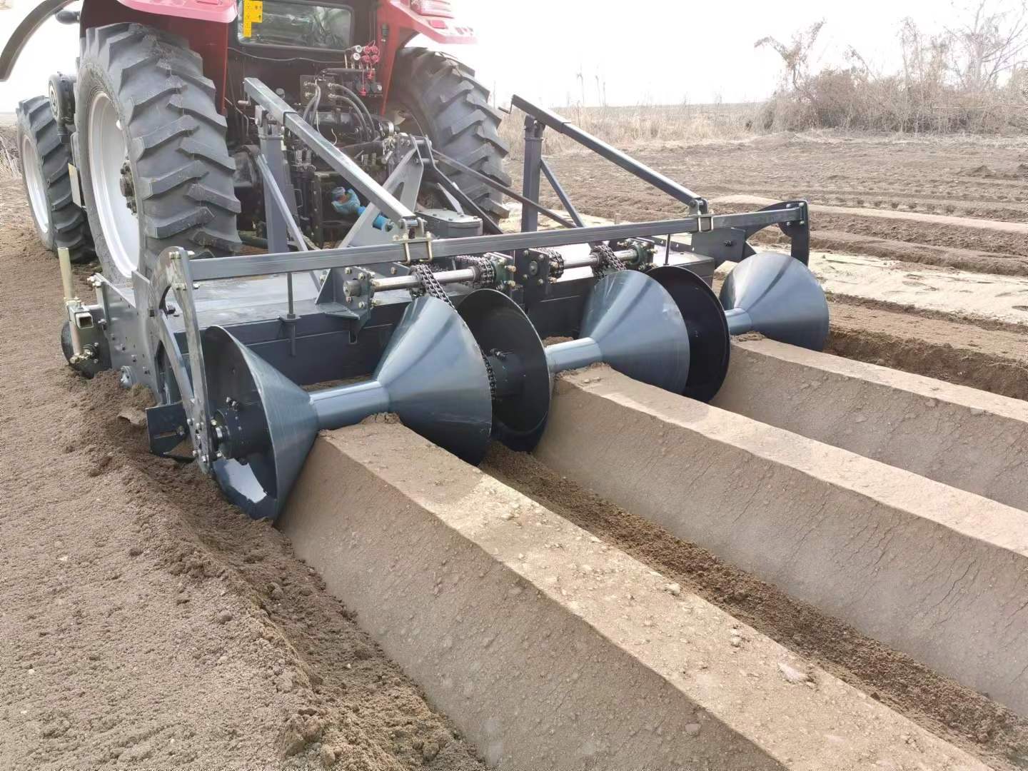 agriculture soil bed former ridger Best quality farm tractor ridge making ridges machine 1~3 rows ridging machine