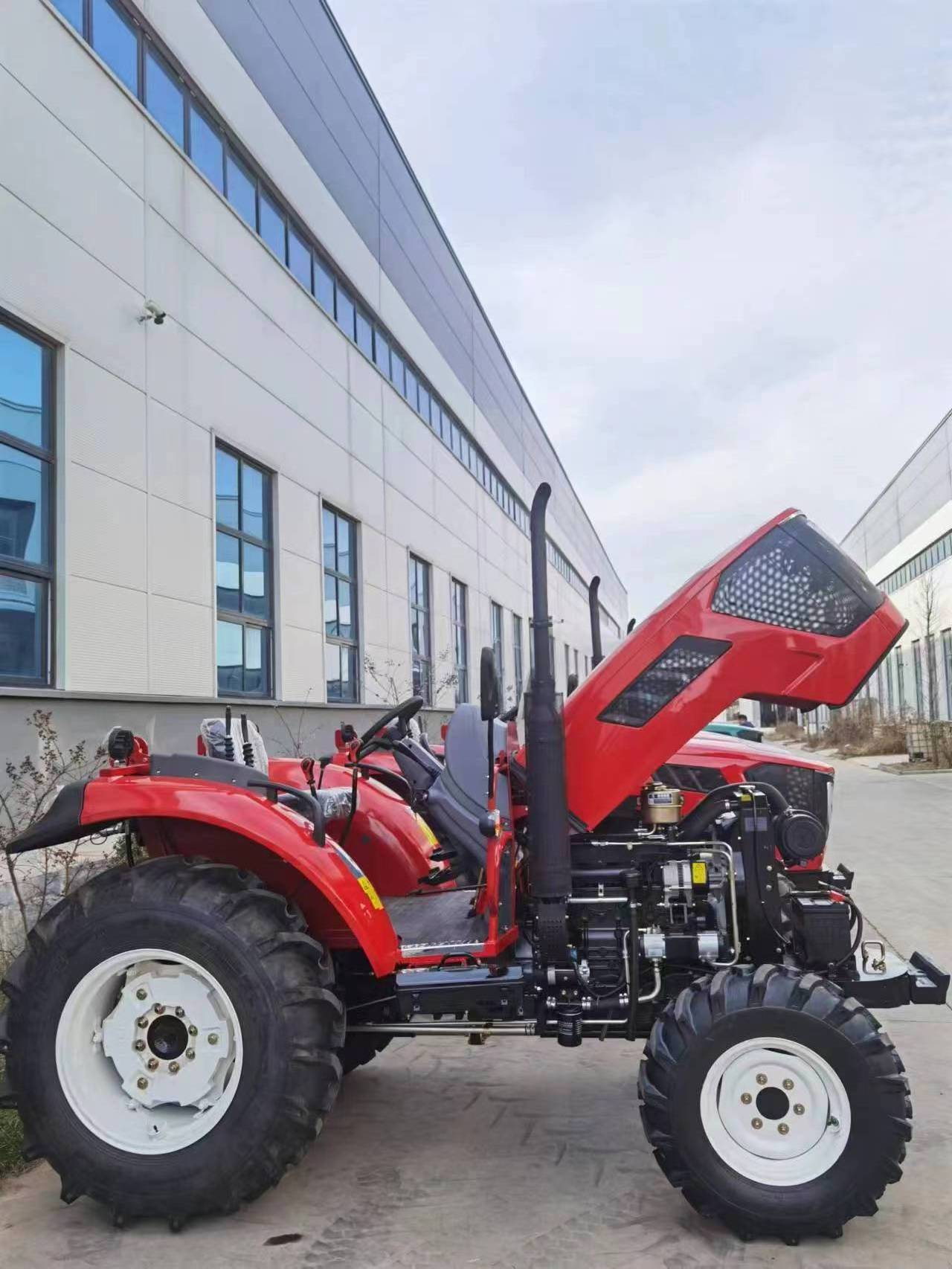 EPA small 4 wheel tractor with front end loader  tractors trucks agriculture mini farm tractor lawn mower 4x4