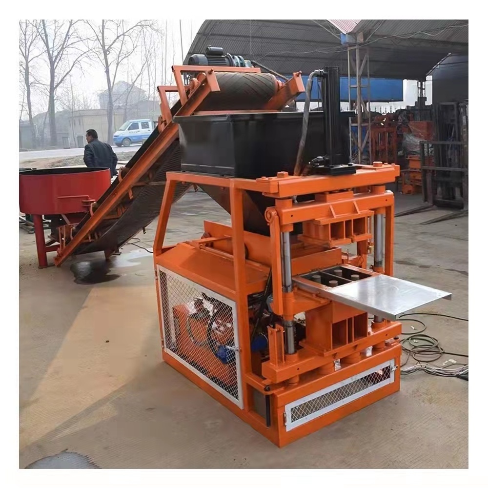 HY2-10  brick Hydraulic automatic clay brick making machine Clay interlocking brick machine