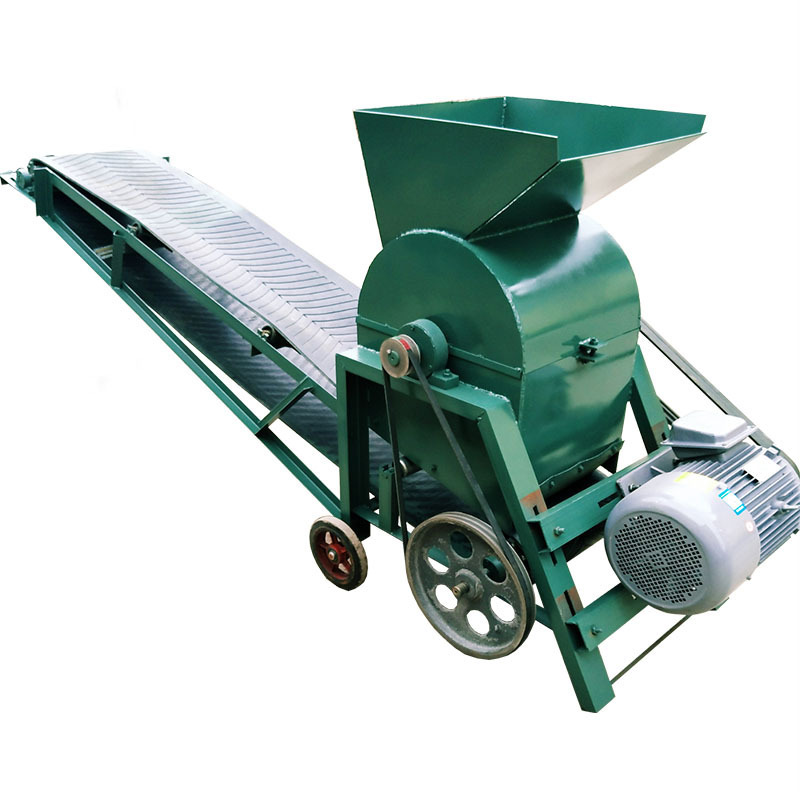 Construction rubbish nutrient soil grinding mill Small Mobile pulverized soil stone grinder