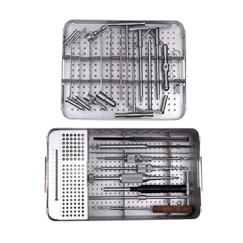 Orthopedic surgical instruments medical  instruments set DHS DCS plate