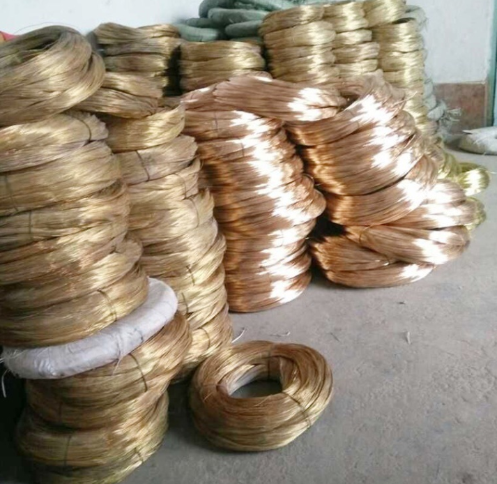 Pure Brass Wire 14 16 18 20 24 Gauge C1100 6mm Copper Wire for Electric Motor Winding Red Copper Wire Cutting Service Included