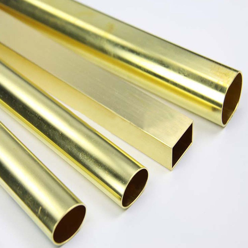 Factory Price Customized brass tubes copper pipes copper tube 1.5*400 copper tube with Round Square Rectangular