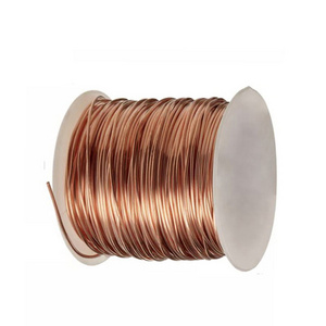 Pure Brass Wire 14 16 18 20 24 Gauge C1100 6mm Copper Wire for Electric Motor Winding Red Copper Wire Cutting Service Included