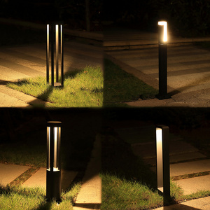 Wholesale bollard light garden landscape light ground outdoor aluminum waterproof ip65 led lawn light