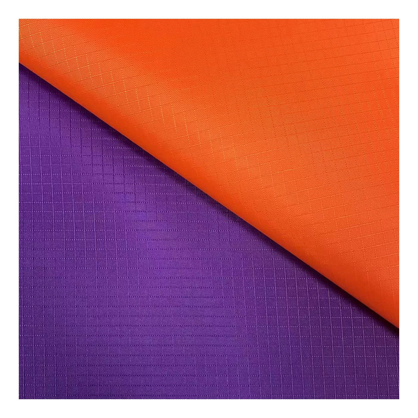 Durable 100% Polyester Nylon Pu Pvc Coated Waterproof  Ripstop taffeta Fabric For Tent Hammock Material