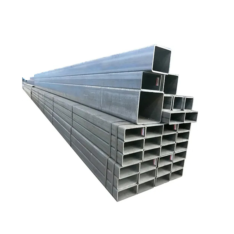 Astm A53 Zinc Coated Q195 Q235 Q345 Hot Dipped Galvanized Steel Tube Hollow Section Rectangular Pipe Galvanized Square Gi Pipe