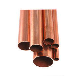 Copper Tube C11000 Small Large Diameter Round Square Rectangular Oval Copper Pipe For Air Conditioner Refrigerator Brass Pipe