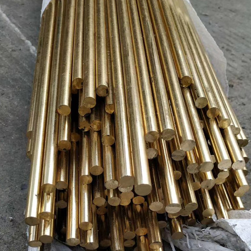 China factory 99.99% pure copper C1100 T2 brass round bar copper bar price per kg