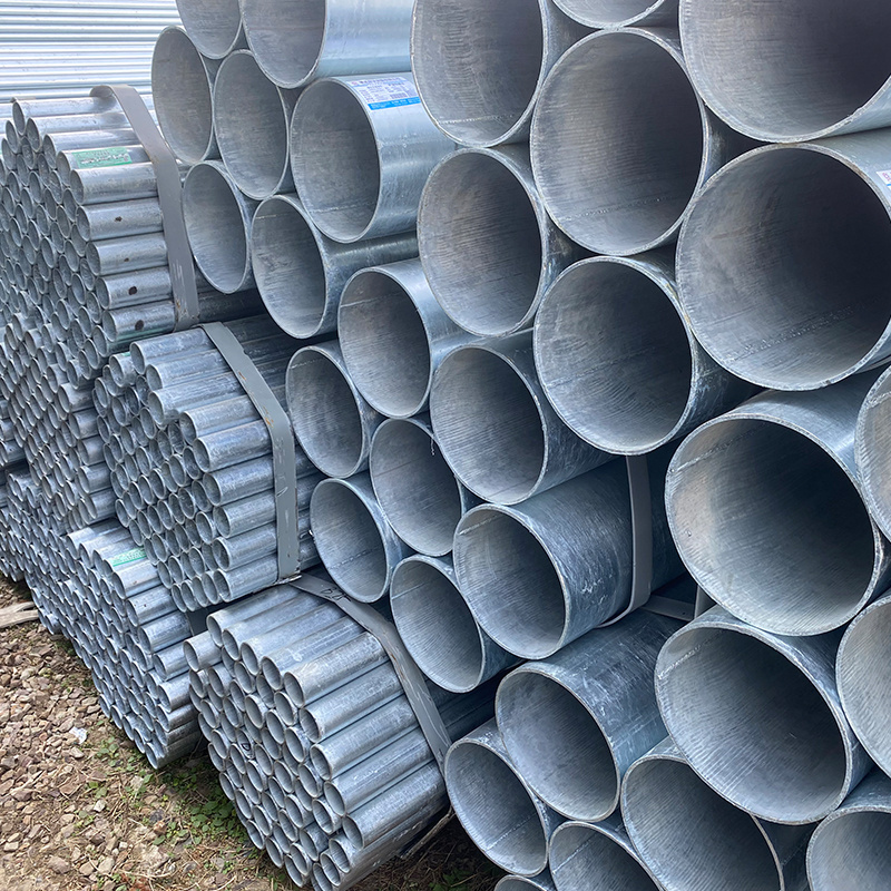 Standard St37 Hollow Tube 2.5 Inch Galvanized Steel Tubing Hot Dip Galvanized round Pipe