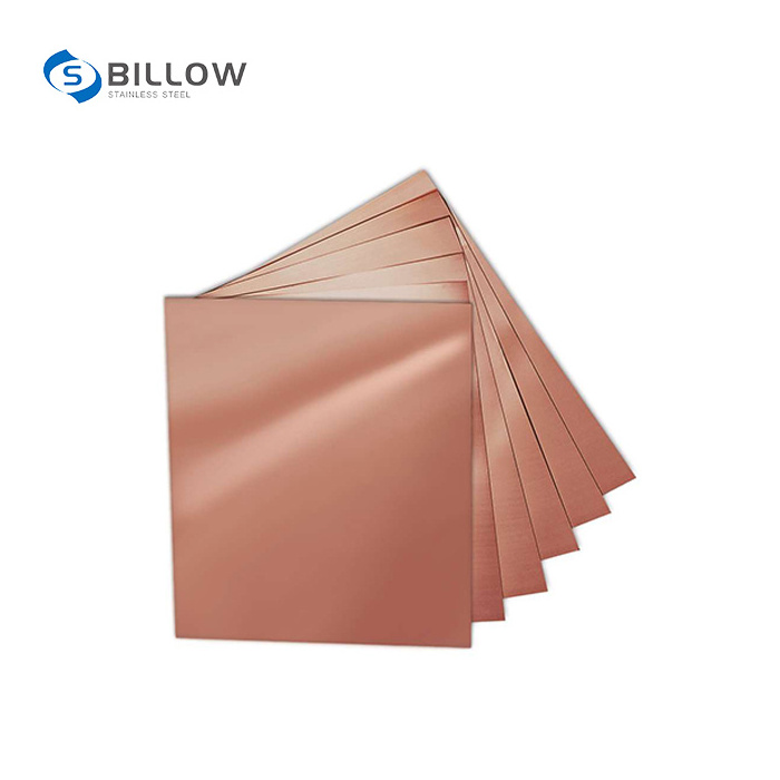 Copper Plate Sheet or Brass Pure 3mm 4mm 5mm 6MM ASTM T2 H65 H62 C1100 C1220 C2400 C2600 Popular Product Red Price Plate 205