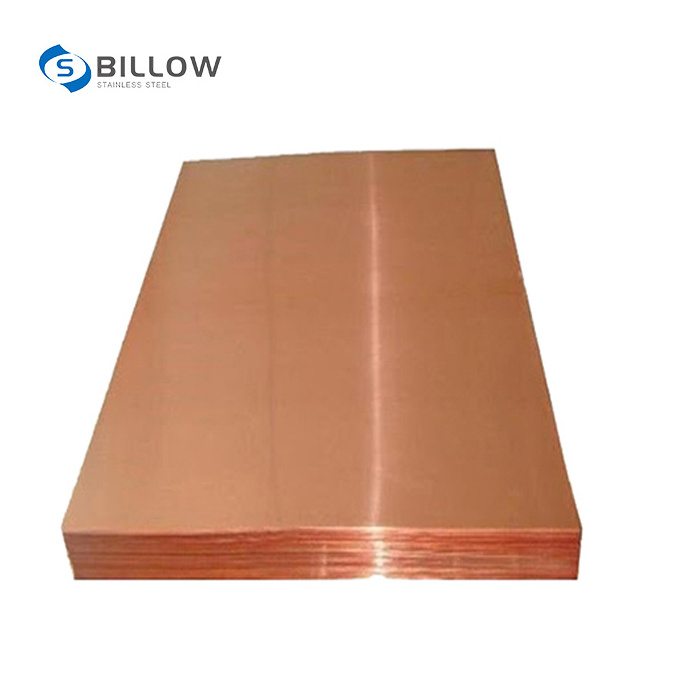 Copper Plate Sheet or Brass Pure 3mm 4mm 5mm 6MM ASTM T2 H65 H62 C1100 C1220 C2400 C2600 Popular Product Red Price Plate 205