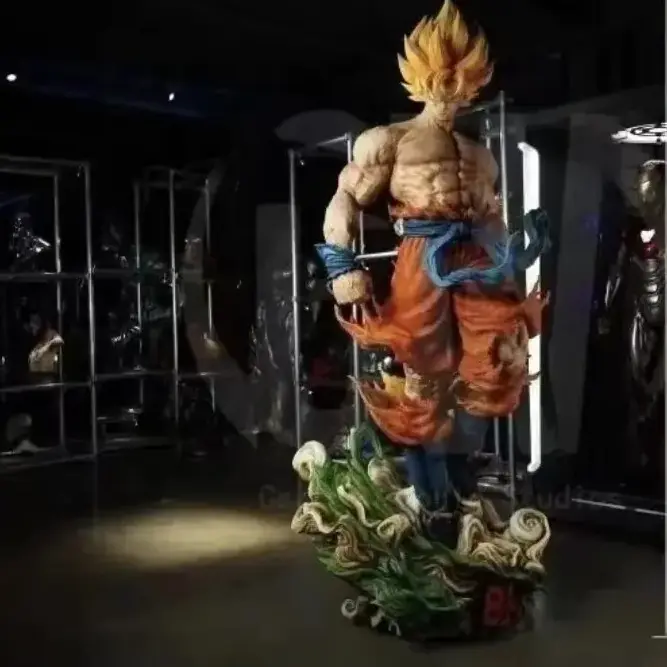 Fiberglass Life Size Action Figure Dragon Ball Cartoon Anime Resin Goku Statues WuKong anime sculpture