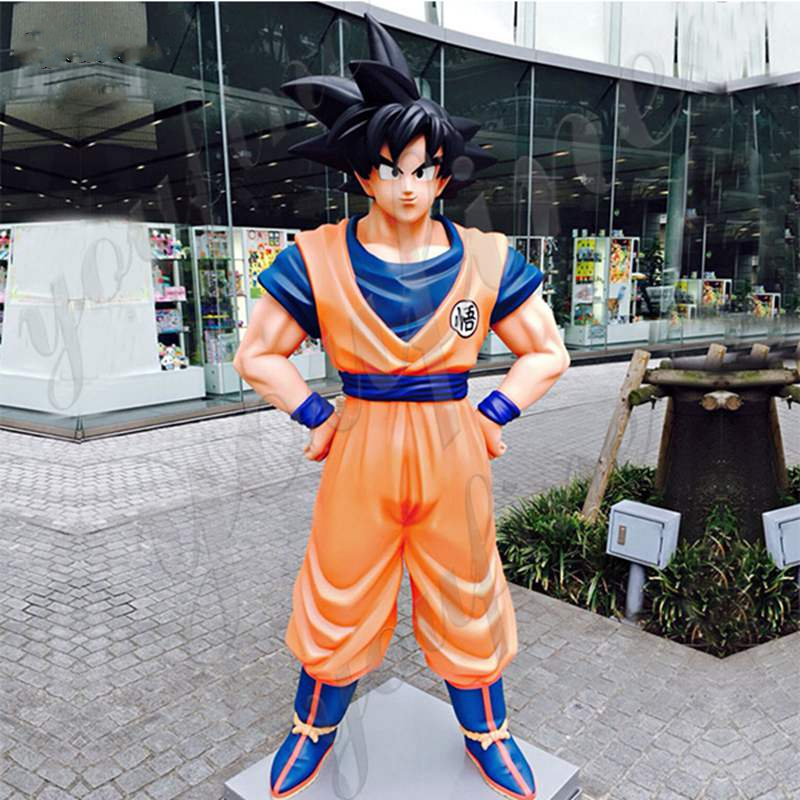 Fiberglass Life Size Action Figure Dragon Ball Cartoon Anime Resin Goku Statues WuKong anime sculpture