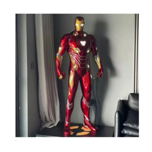 Hot Sale Life Size MK50 Iron Man Movie Action Figure Life Size Fiberglass Iron Man Statue Sculpture