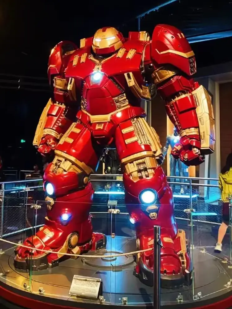 Hot Sale Life Size MK50 Iron Man Movie Action Figure Life Size Fiberglass Iron Man Statue Sculpture