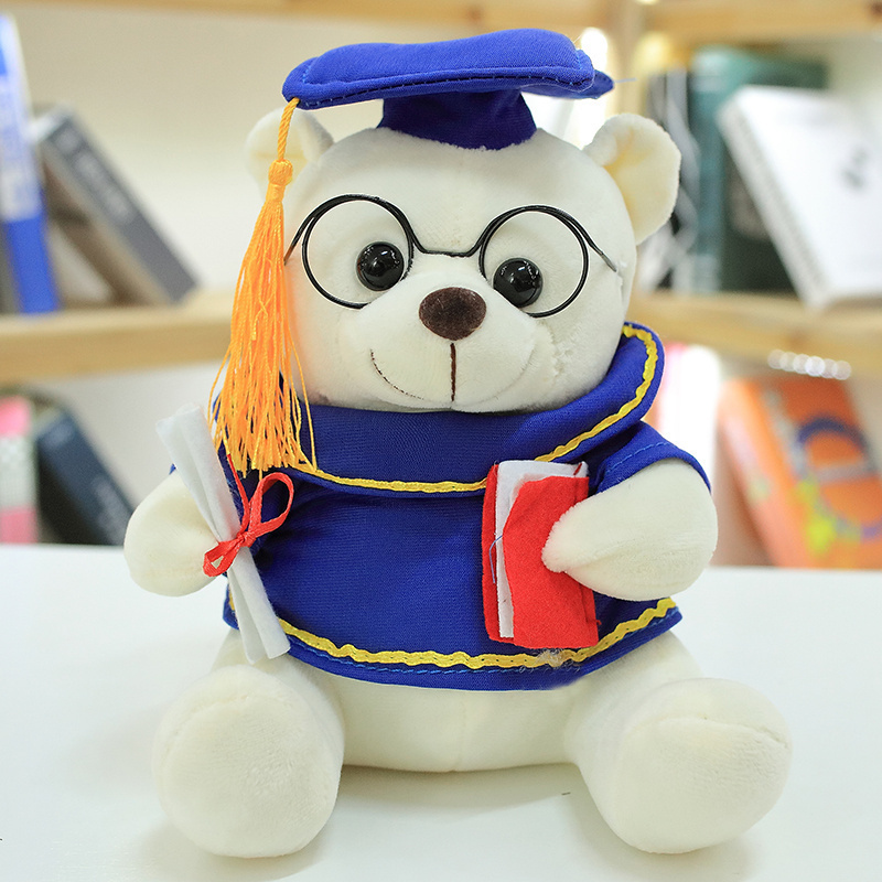 Doctor Suit Graduation Teddy Bear Gifts Plush Stuffed Toy Animal High Quality Plush Teddy Bear