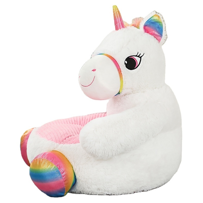 Cute funny children's sofa stuffed&plush animal unicorn teddy bear duck panda child sofa