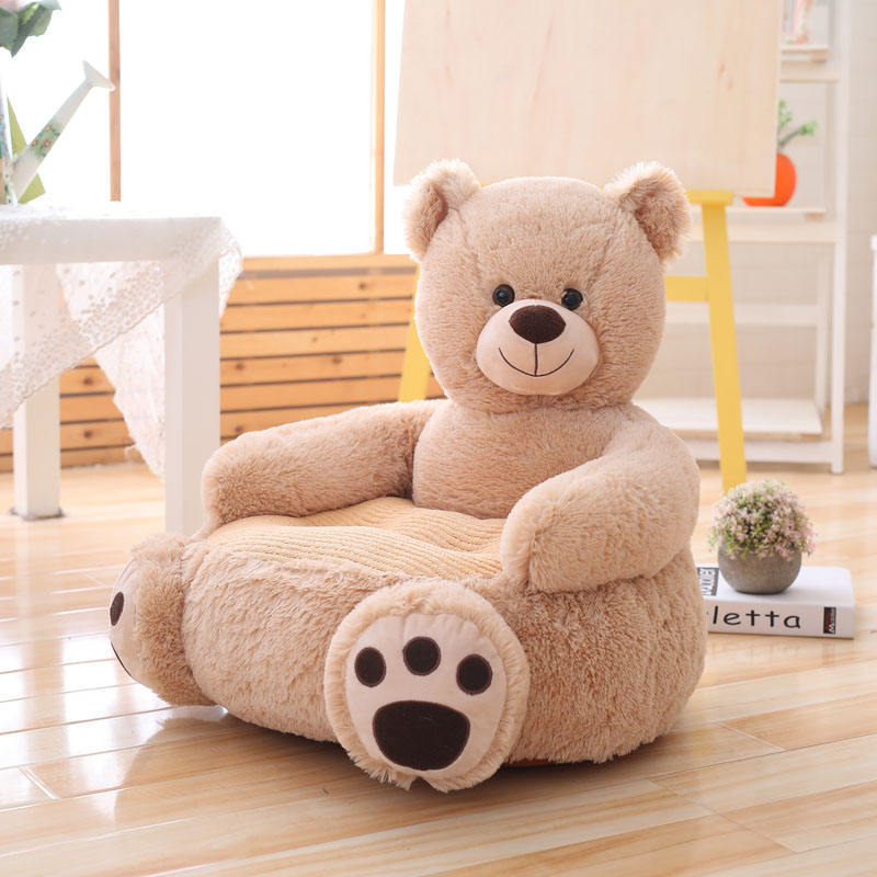 Hot sale cute teddy bear panda unicorn duck plush toy child sofa plush chair sofa soft pillow child seat gift