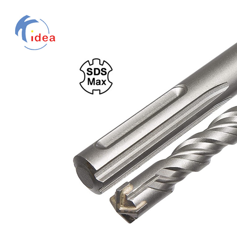 Factory High Quality Carbide Tipped SDS Max Shank Hammer Drills Bit For Concrete Drilling