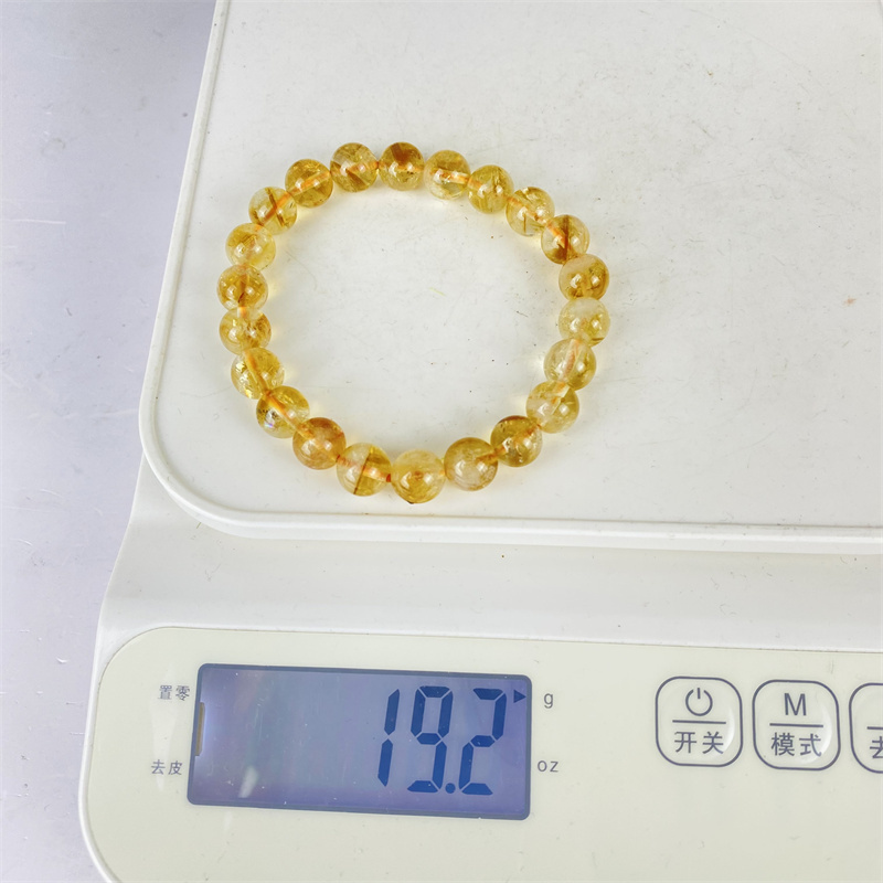 Wholesale Price Natural Crystal Beautiful Gemstone Jewlery Brazil Citrine Bracelet for Gift