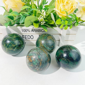 Crystal Ball Natural Crystal Spiritual Healing Stone Energy Verdite Sphere For Decoration