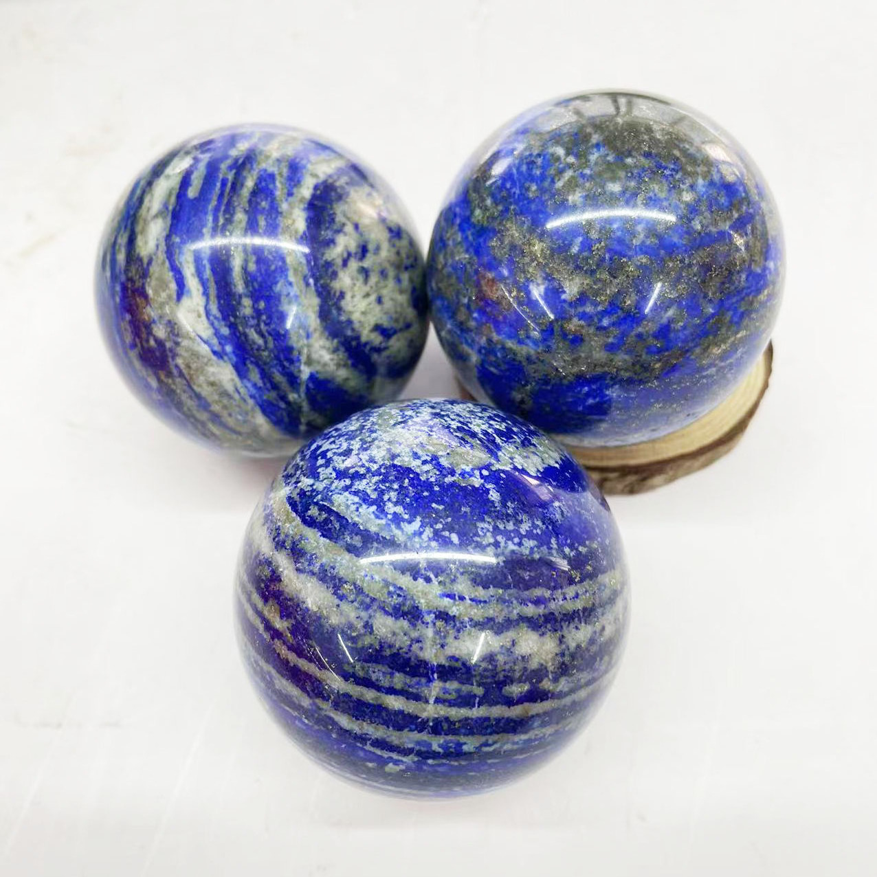 Hot Sale Healing Gemstone Sphere Natural Magic Reiki Sphere Ball Lapis Lazuli Stone Sphere