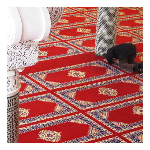 Wholesales factory low price mosque carpet Prayer Mat For Muslim Islamic Rug Turkish Carpet Washable Odorless carpet