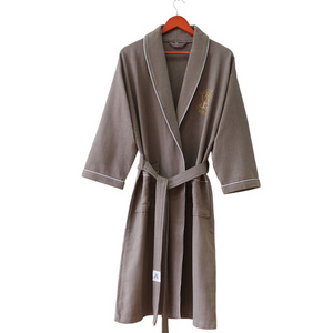 Hotel Amenities Luxury Robe White Waffle Cotton Sheraton Bathrobe Hotel Waffle Robes