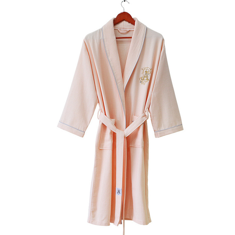 Hotel Amenities Luxury Robe White Waffle Cotton Sheraton Bathrobe Hotel Waffle Robes