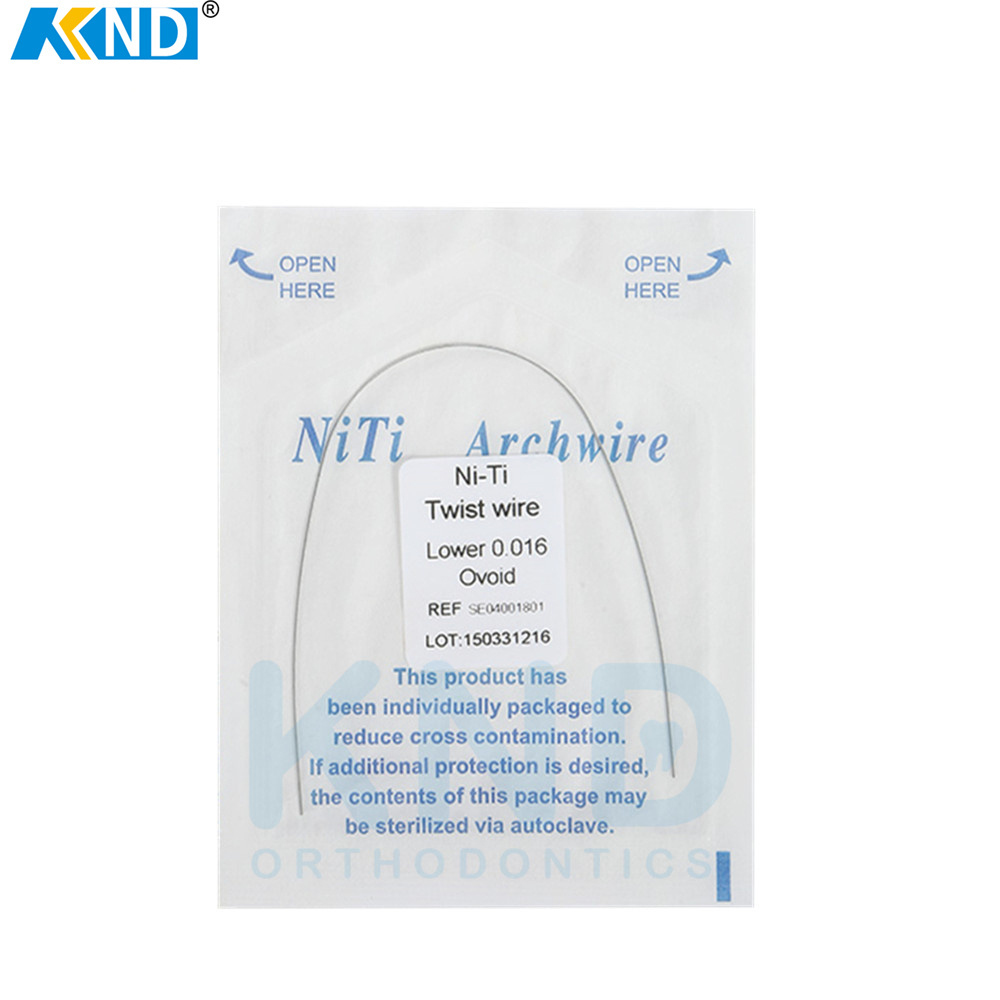 Orthodontic wires dental NiTi coaxial archwire 7 wires twist wires