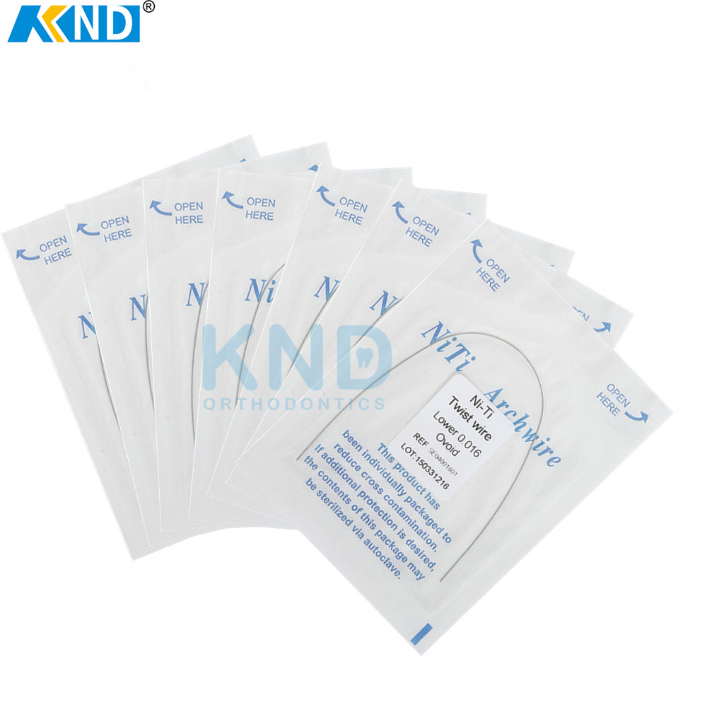 Orthodontic wires dental NiTi coaxial archwire 7 wires twist wires