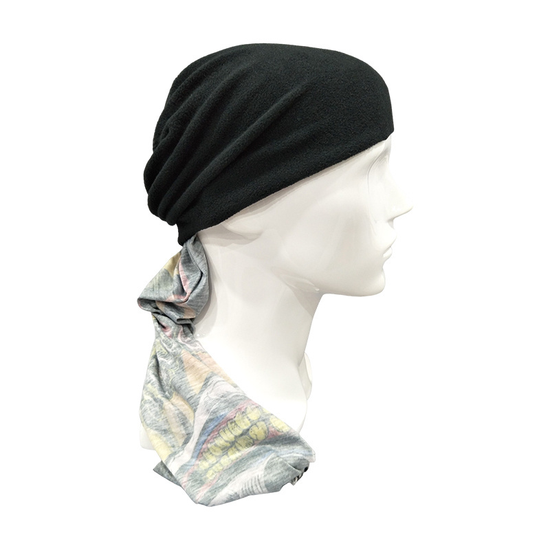 Hat Neck Skull Warmer High Quilling Neck Warmer with Fleece