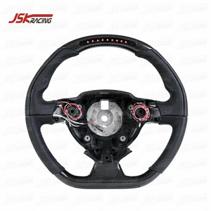 JSK-1 STYLE CARBON FIBER STEERING WHEEL WITH LED FOR 2015-2018 FERRARI 488